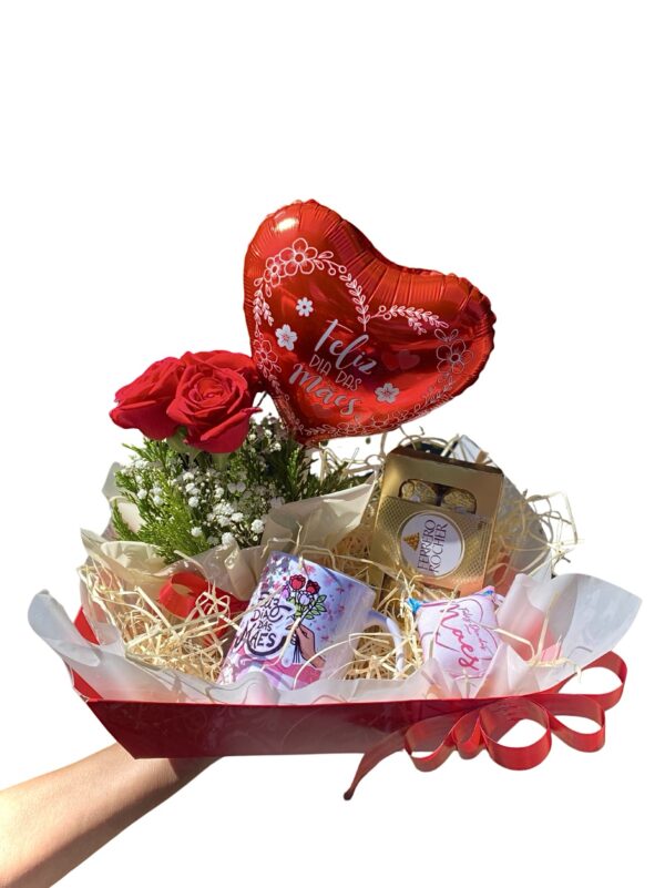 Cesta feliz dia das mães
